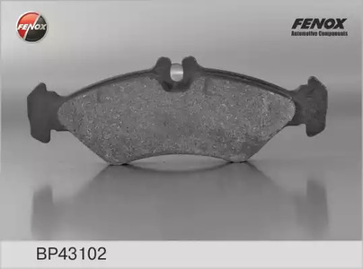 Комплект тормозных колодок дискового тормоза FENOX BP43102