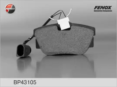 Комплект тормозных колодок дискового тормоза FENOX BP43105