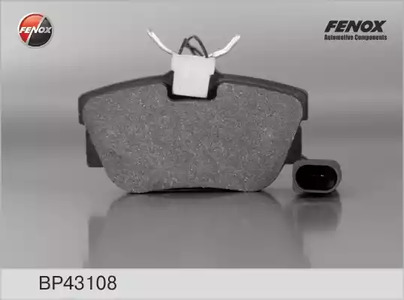 Комплект тормозных колодок дискового тормоза FENOX BP43108
