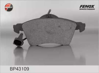Комплект тормозных колодок дискового тормоза FENOX BP43109