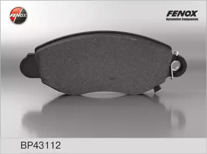 Комплект тормозных колодок дискового тормоза FENOX BP43112