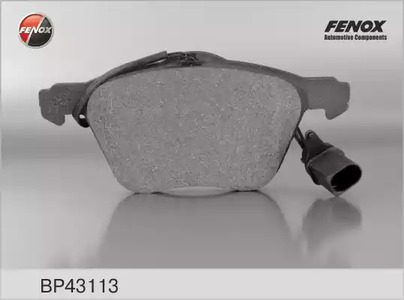Комплект тормозных колодок дискового тормоза FENOX BP43113