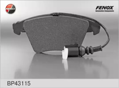 Комплект тормозных колодок дискового тормоза FENOX BP43115