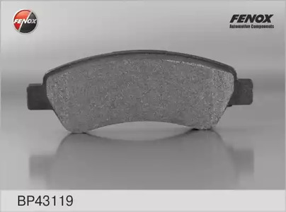 Комплект тормозных колодок дискового тормоза FENOX BP43119