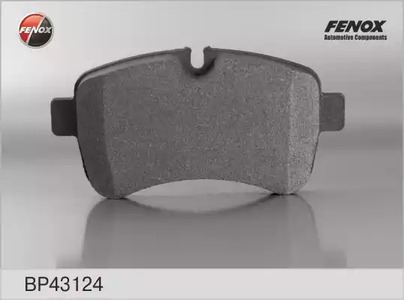 Комплект тормозных колодок дискового тормоза FENOX BP43124