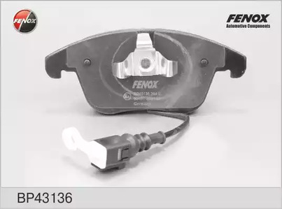 Комплект тормозных колодок дискового тормоз FENOX BP43136