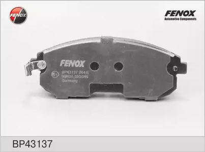 Комплект тормозных колодок дискового тормоз FENOX BP43137