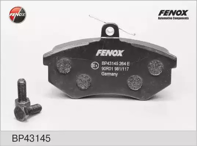 Комплект тормозных колодок дискового тормоза FENOX BP43145