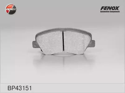 Комплект тормозных колодок дискового тормоза FENOX BP43151