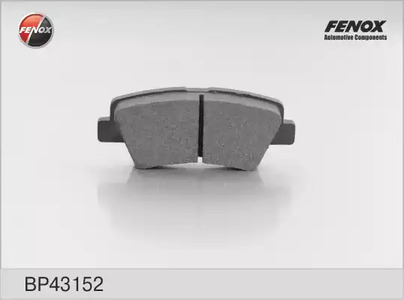 Комплект тормозных колодок дискового тормоза FENOX BP43152