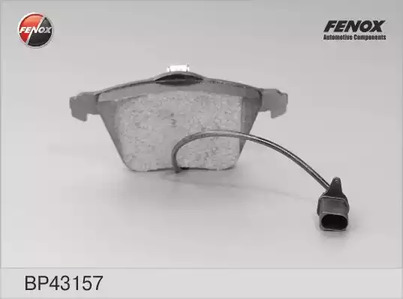 Комплект тормозных колодок дискового тормоза FENOX BP43157