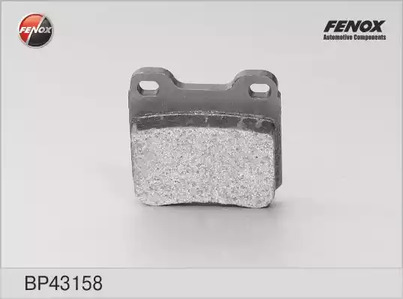 Комплект тормозных колодок дискового тормоз FENOX BP43158