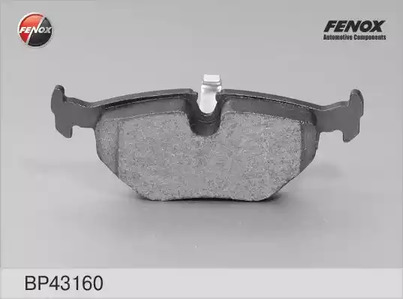 Комплект тормозных колодок дискового тормоза FENOX BP43160