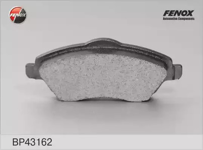 Комплект тормозных колодок дискового тормоз FENOX BP43162