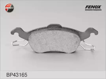 Комплект тормозных колодок дискового тормоз FENOX BP43165