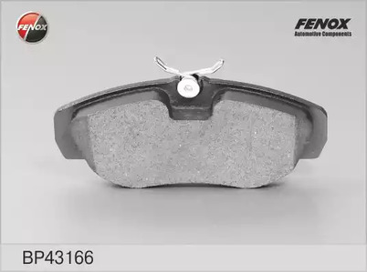 Комплект тормозных колодок дискового тормоза FENOX BP43166