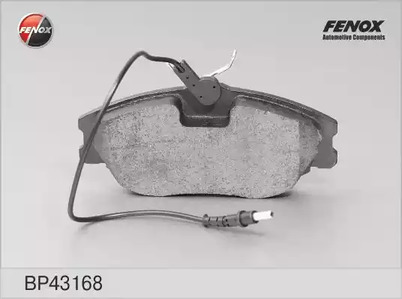 Комплект тормозных колодок дискового тормоза FENOX BP43168