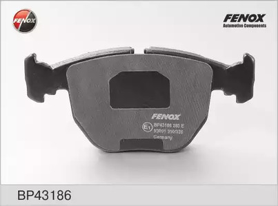 Комплект тормозных колодок дискового тормоза FENOX BP43186