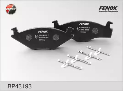 Комплект тормозных колодок дискового тормоз FENOX BP43193