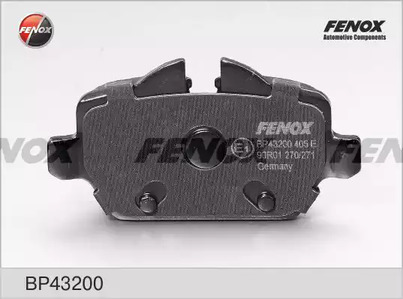 Комплект тормозных колодок дискового тормоз FENOX BP43200