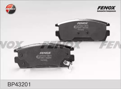 Комплект тормозных колодок дискового тормоз FENOX BP43201