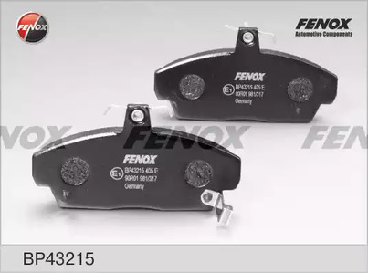 Комплект тормозных колодок дискового тормоза FENOX BP43215