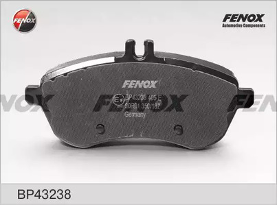 Колодки тормозные дисковые FENOX BP43238
