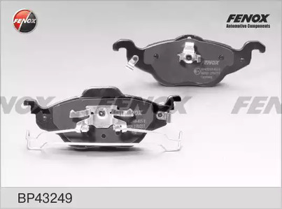 Комплект тормозных колодок дискового тормоз FENOX BP43249