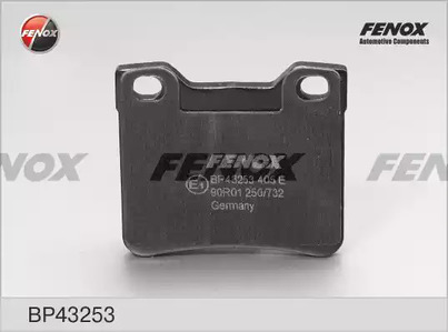 Комплект тормозных колодок дискового тормоза FENOX BP43253