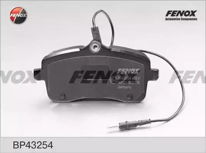 Комплект тормозных колодок дискового тормоза FENOX BP43254