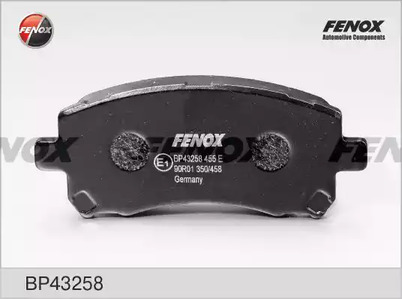Колодки тормозные дисковые FENOX BP43258