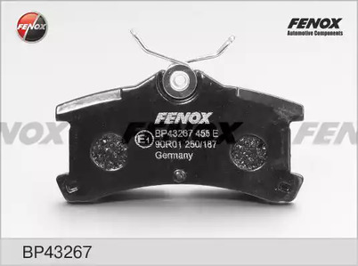 Комплект тормозных колодок дискового тормоз FENOX BP43267