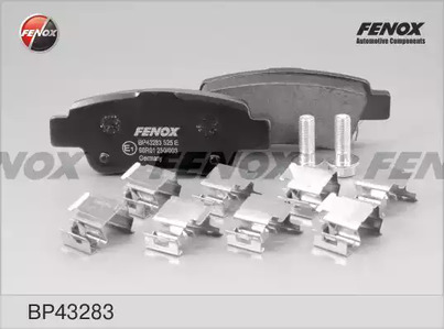 Колодки тормозные дисковые FENOX BP43283