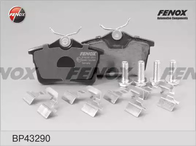 Комплект тормозных колодок дискового тормоза FENOX BP43290