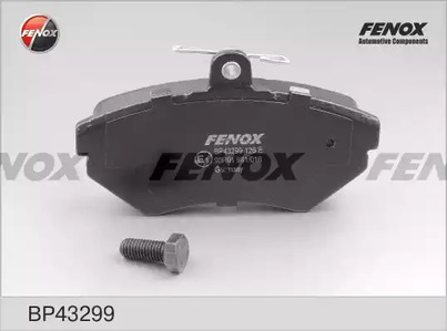 Комплект тормозных колодок дискового тормоза FENOX BP43299