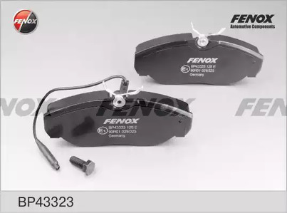 Комплект тормозных колодок дискового тормоза FENOX BP43323