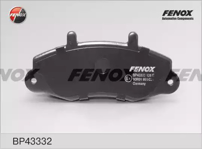 Комплект тормозных колодок дискового тормоза FENOX BP43332
