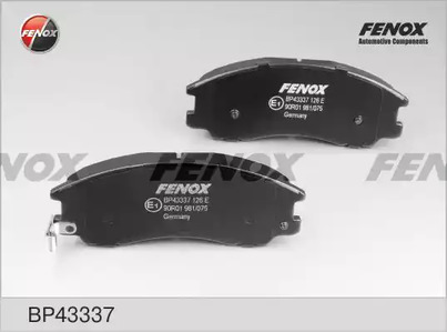 Тормозные колодки FENOX BP43337