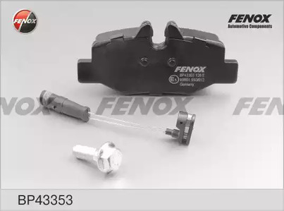 Комплект тормозных колодок дискового тормоза FENOX BP43353