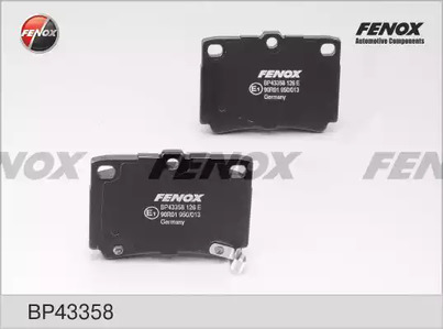 Тормозные колодки FENOX BP43358
