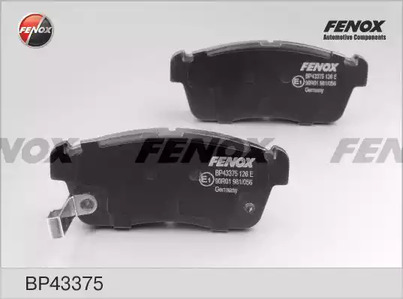 Комплект тормозных колодок дискового тормоза FENOX BP43375