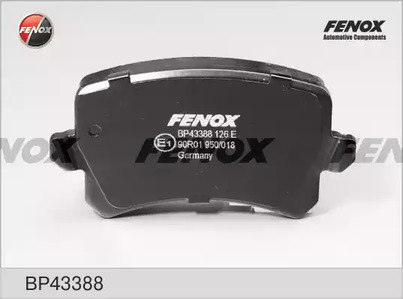 Комплект тормозных колодок дискового тормоз FENOX BP43388