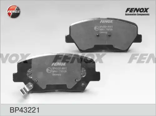 Тормозные колодки FENOX BP43221