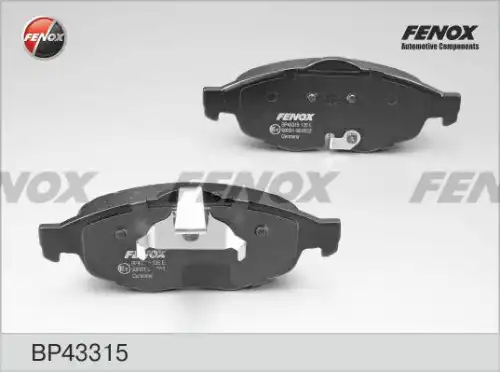Тормозные колодки FENOX BP43315