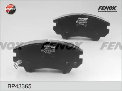 Тормозные колодки FENOX BP43365