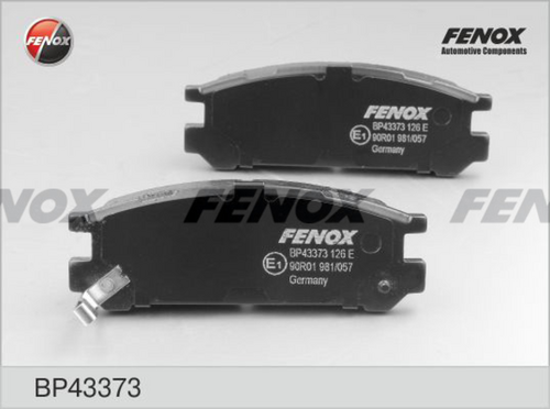 Тормозные колодки FENOX BP43373