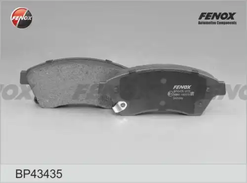 Колодки тормозные дисковые FENOX BP43435
