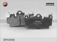 Комплект тормозных колодок дискового тормоза FENOX BP43456