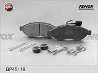 Комплект тормозных колодок дискового тормоз FENOX BP45118