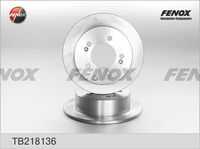 Тормозные диски FENOX TB218136